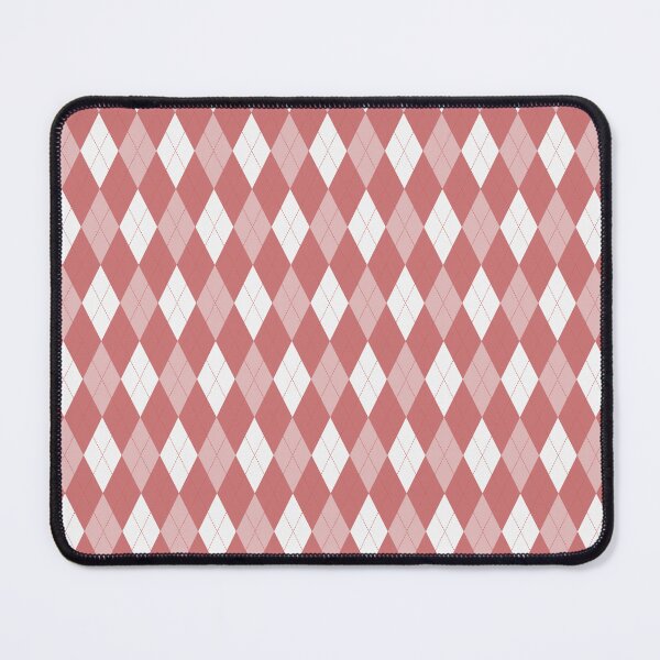 Item preview, White And Red Argyle Pattern designed and sold by pattern-archive.