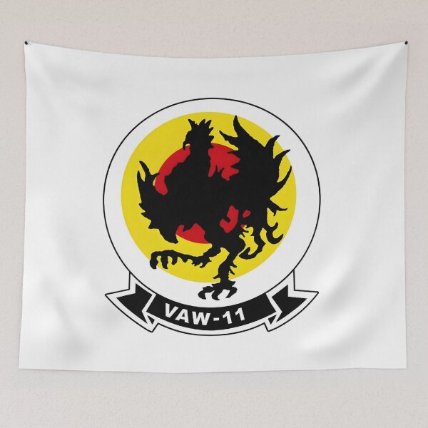Item preview, US Navy Carrier Airborne Early Warning Squadron 11 (VAW-11) "Early Eleven" Insignia designed and sold by CharlieDesings.