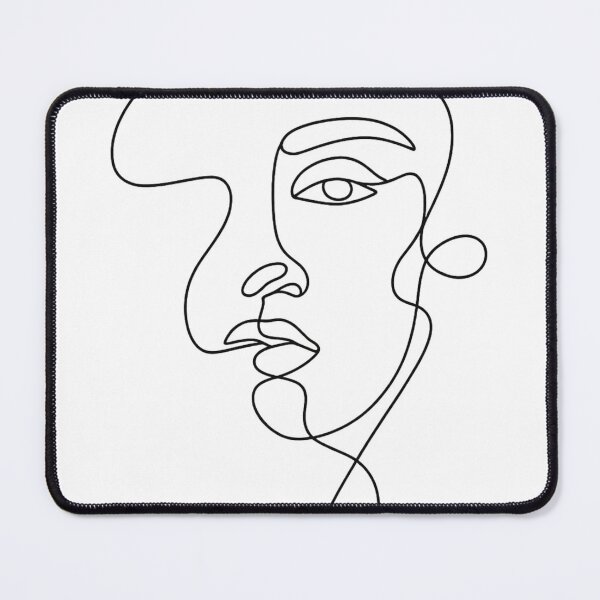 Item preview, Ethereal Line – Minimalist Continuous Face Art designed and sold by Alpha-mike13.