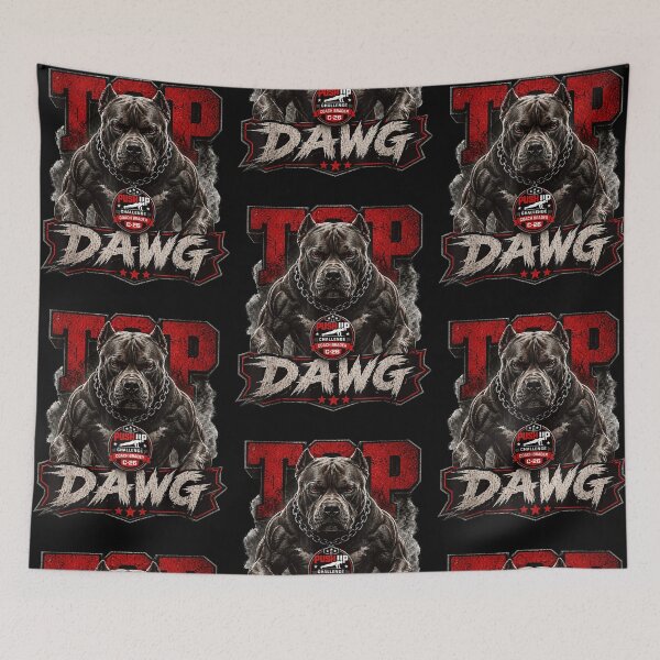 Item preview, Top Dawg Pitbull Push Up Challenge Work Out Lover designed and sold by phoebelevine.