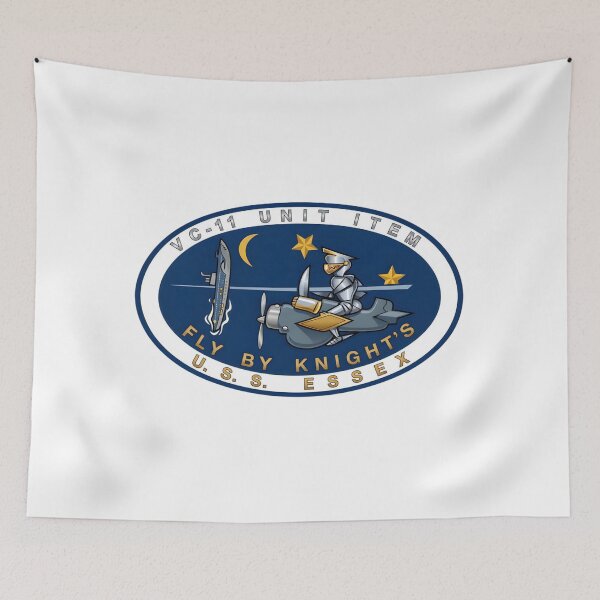 Item preview, US Navy Composite Squadron 11 (VC-11) "Fly By Knights" USS Essex Insignia designed and sold by CharlieDesings.