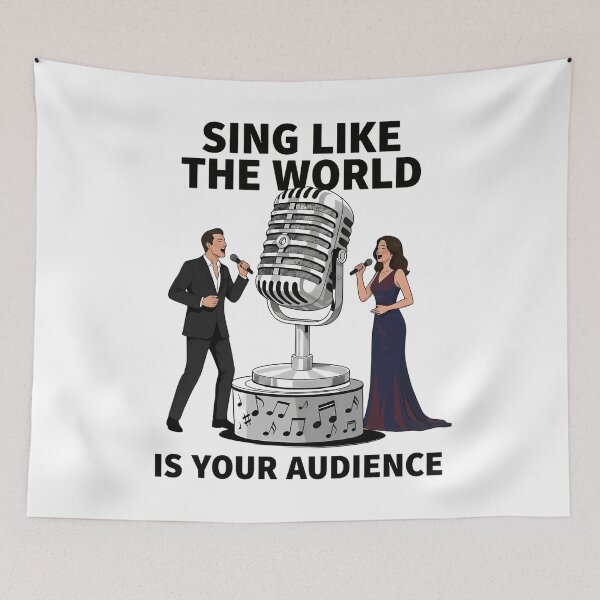 Item preview, Vocalists and singing - World Music Day designed and sold by Art-Arcade6.