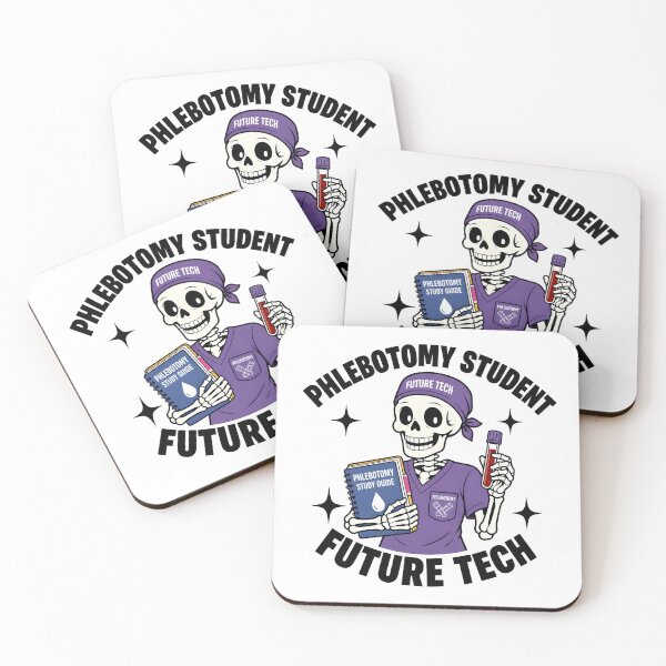 Item preview, Funny Skeleton Future Phlebotomist Student Halloween Phlebotomy Tech Gift Design designed and sold by ClinicalHubs.