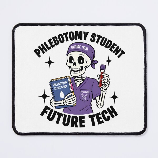 Item preview, Funny Skeleton Future Phlebotomist Student Halloween Phlebotomy Tech Gift Design designed and sold by ClinicalHubs.