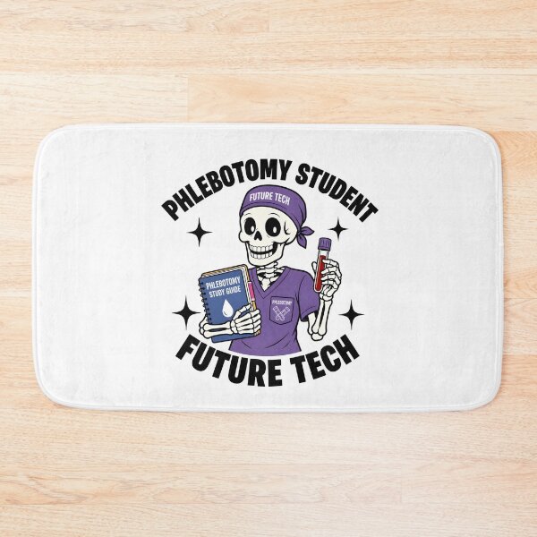 Item preview, Funny Skeleton Future Phlebotomist Student Halloween Phlebotomy Tech Gift Design designed and sold by ClinicalHubs.