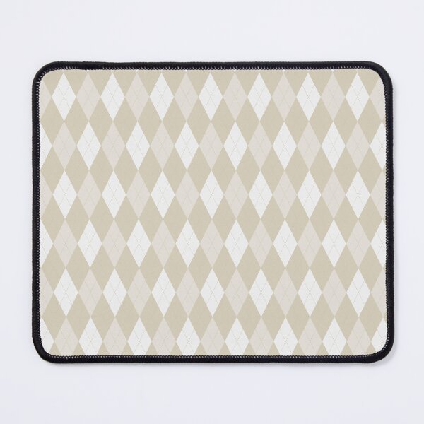 Item preview, White And Sand Argyle Pattern designed and sold by pattern-archive.