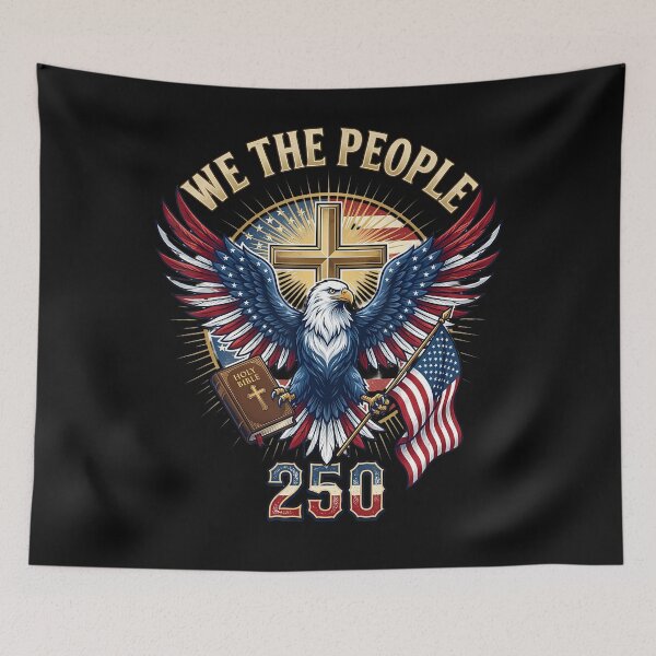 Item preview, Christian Eagle America 250 Years One Nation Under God designed and sold by Jackstudioo.