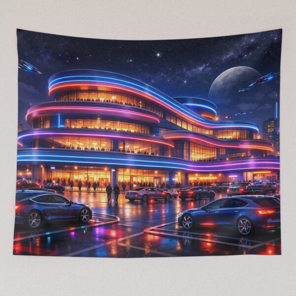Item preview, Neon dreams about metropolises designed and sold by Sigtrix.