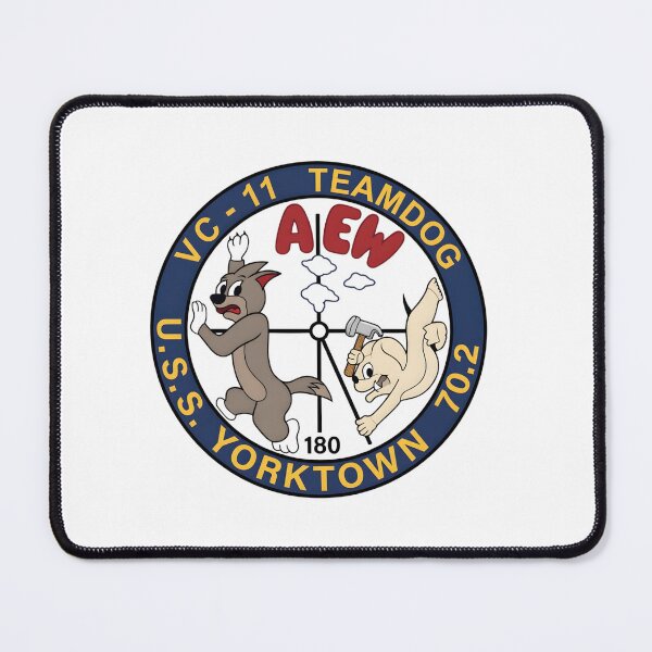 Item preview, US Navy Composite Squadron 11 (VC-11) "Teardog" USS Yorktown Insignia designed and sold by CharlieDesings.
