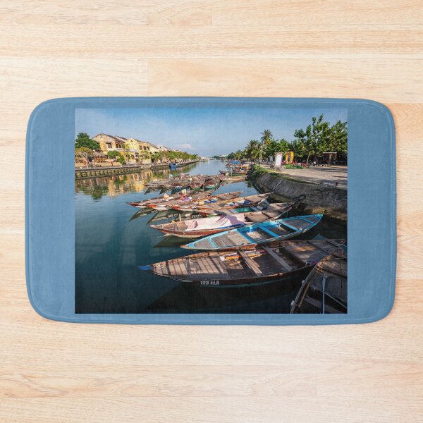 Item preview, Hoi An River Boats - Thu Bồn River Vietnam | UNESCO Ancient Town Art designed and sold by Ross.A.Campbell.