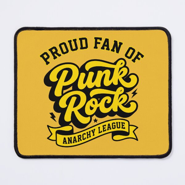 Item preview, Retro Punk Rock Anarchy League Vintage Yellow and Black Vector Lettering designed and sold by Cozy-Old-Pub.