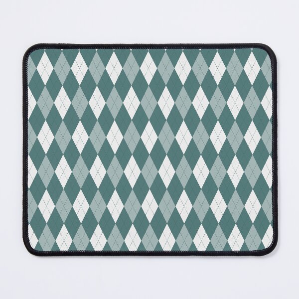 Item preview, White And Teal Argyle Pattern designed and sold by pattern-archive.