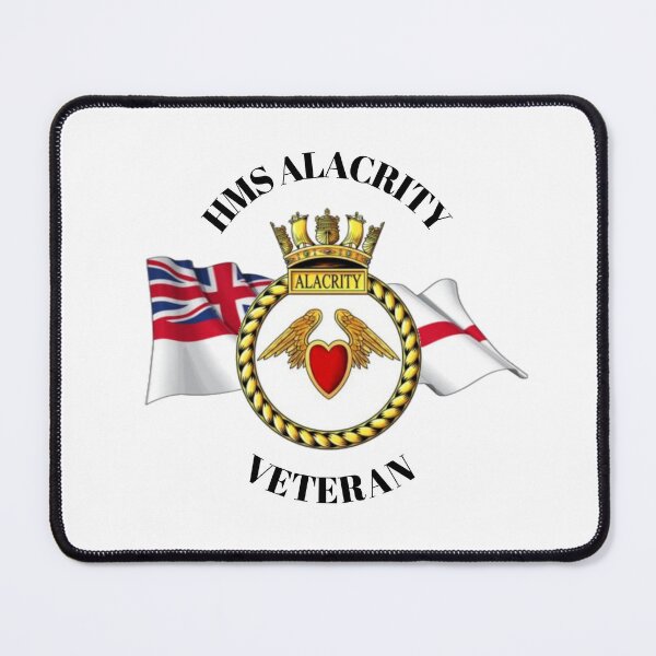 Item preview, HMS Alacrity Veteran Royal Navy designed and sold by Bootneckstore.