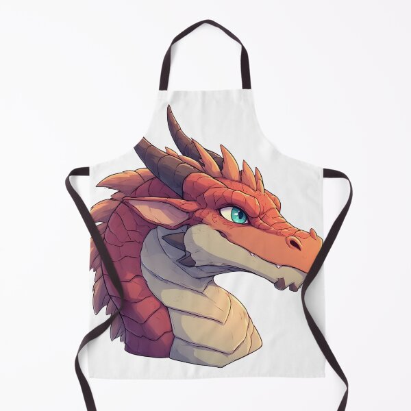 Item preview, Red Dragon Portrait – Fantasy Creature Illustration designed and sold by Karolina’s Cozy Creations.