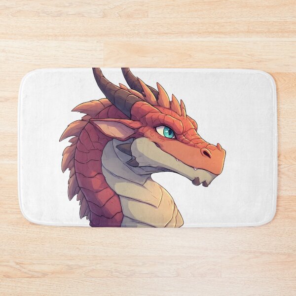 Item preview, Red Dragon Portrait – Fantasy Creature Illustration designed and sold by Karolina’s Cozy Creations.