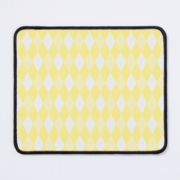 Item preview, White And Yellow Argyle Pattern designed and sold by pattern-archive.