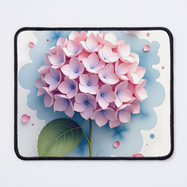Item preview, Hydrangea bloom and watercolor-like splashes. designed and sold by Ponted.