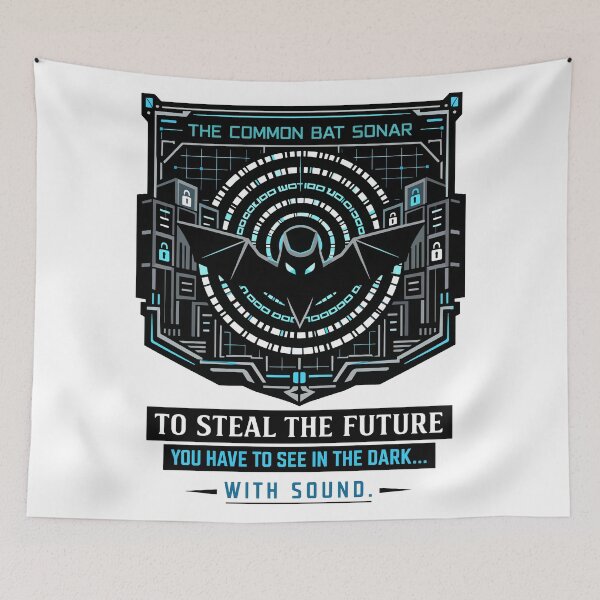 Item preview, Cyber Bat Sonar Hacker Design designed and sold by WildlifeInc.