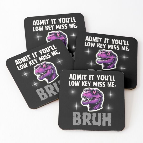 Item preview, Funny Dino Teacher – You’ll Low Key Miss Me designed and sold by happiecatstore.