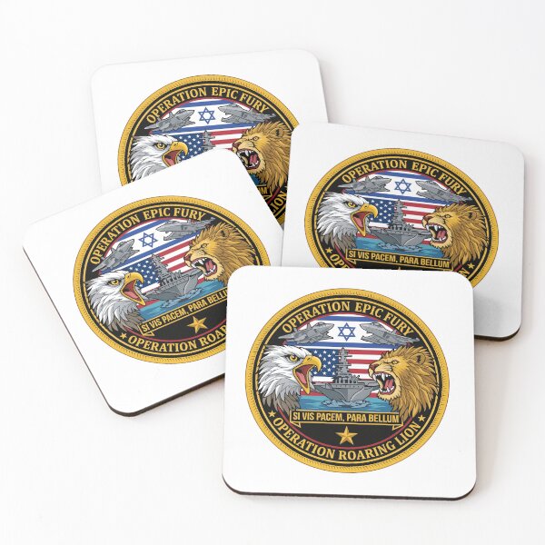 Item preview, Joint Operations: Operation Epic Fury & Operation Roaring Lion Insignia designed and sold by CharlieDesings.