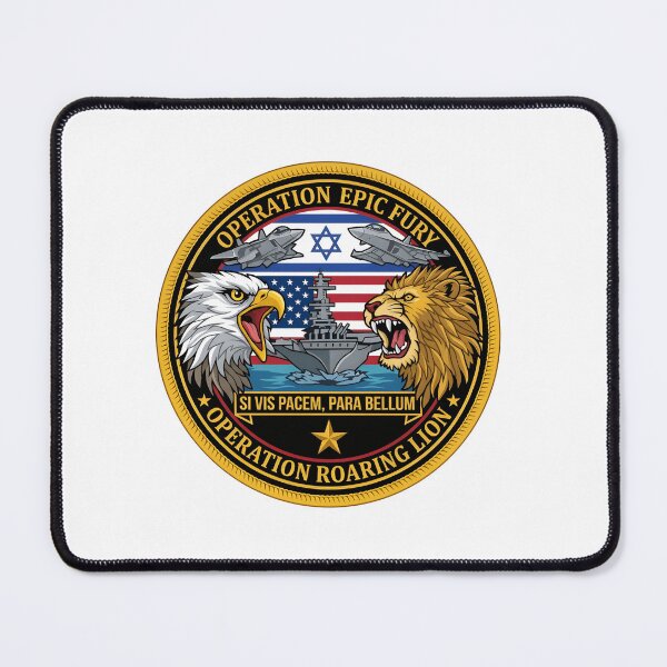 Item preview, Joint Operations: Operation Epic Fury & Operation Roaring Lion Insignia designed and sold by CharlieDesings.