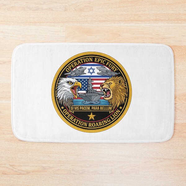 Item preview, Joint Operations: Operation Epic Fury & Operation Roaring Lion Insignia designed and sold by CharlieDesings.
