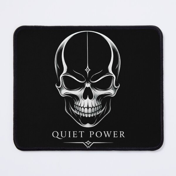 Item preview, Quiet Power Skull T-Shirt – Luxury Minimal Graphic Streetwear Tee for Men & Women designed and sold by quietvisualsco.