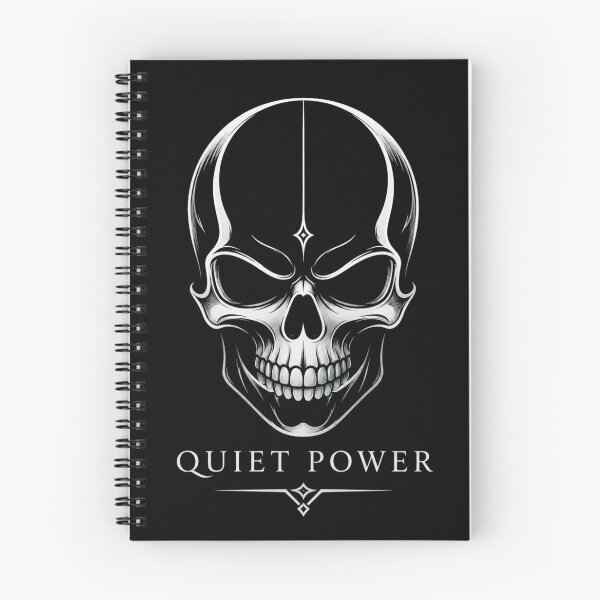 Item preview, Quiet Power Skull T-Shirt – Luxury Minimal Graphic Streetwear Tee for Men & Women designed and sold by quietvisualsco.