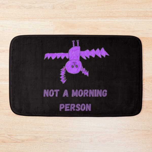 Item preview, Funny Sleeping Bat Not A Morning Person Art designed and sold by nimbfeja.