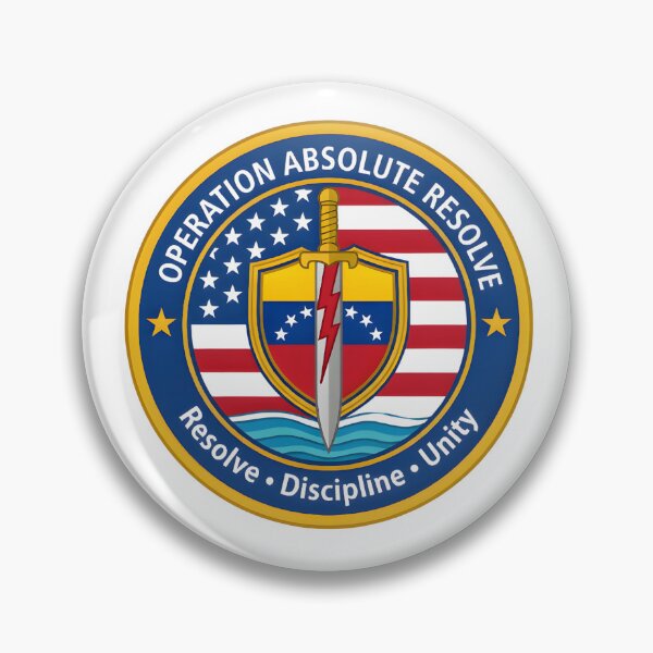 Item preview, Operation Absolute Resolve: Resolve, Discipline & Unity Insignia designed and sold by CharlieDesings.