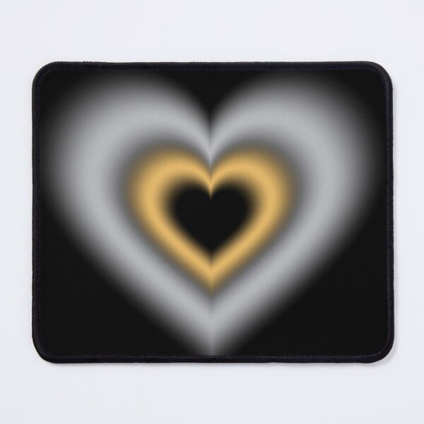 Item preview, Grey and honey blurry hearts designed and sold by serenebookworm.