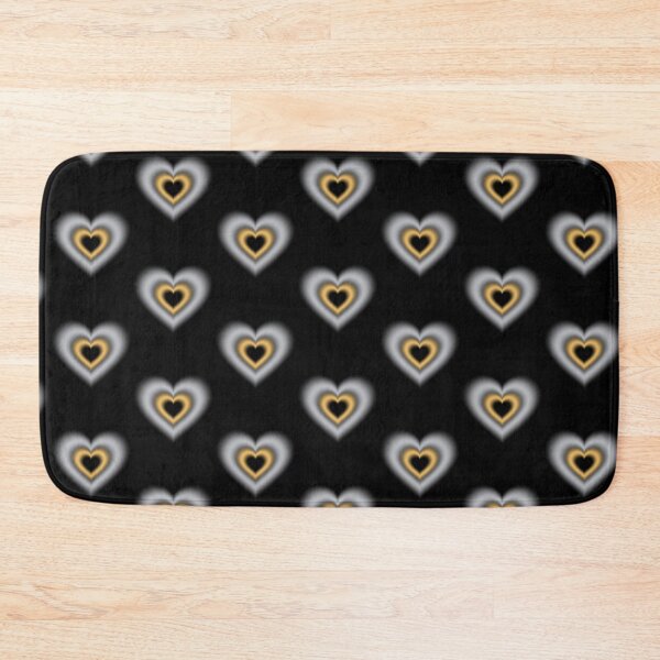 Item preview, Grey and honey blurry hearts designed and sold by serenebookworm.