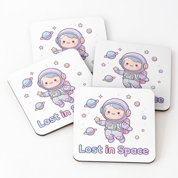 Item preview, Cute Astronaut Sticker Kawaii Space Aesthetic Galaxy Design designed and sold by VibrantArtful7.