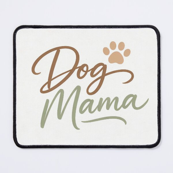 Item preview, Dog Mama Minimalist Typography with Paw | Cute Dog Lover Gift | Neutral Aesthetic Pet Mom Design designed and sold by VectroVibes.