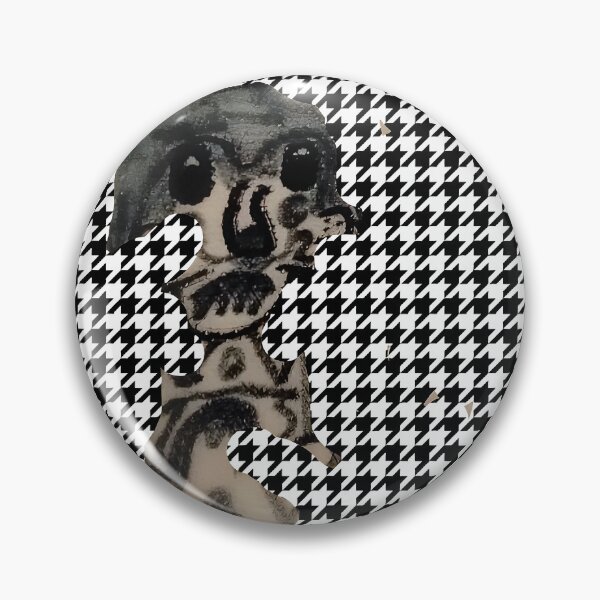 Item preview, Abstract Surrealist Mascot | Houndstooth Pattern Pop Art | Avant-Garde Character Design designed and sold by SergioMiklos.
