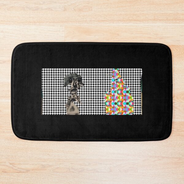 Item preview, Abstract Surrealist Mascot | Houndstooth Pattern Pop Art | Avant-Garde Character Design designed and sold by SergioMiklos.