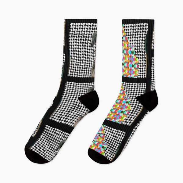 Item preview, Abstract Surrealist Mascot | Houndstooth Pattern Pop Art | Avant-Garde Character Design designed and sold by SergioMiklos.