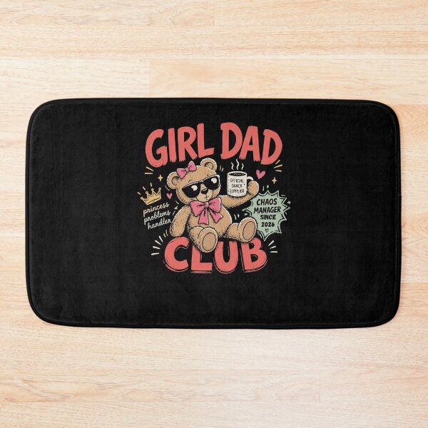 Item preview, Girl Dad Club Funny Bear Dad Life Coffee Father's Day  designed and sold by issan-exe.