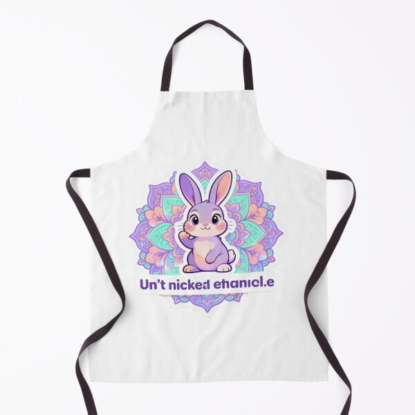 Item preview, Cute Pastel Bunny Mandala Art - Kawaii Rabbit Design designed and sold by Chromatic Artistry.