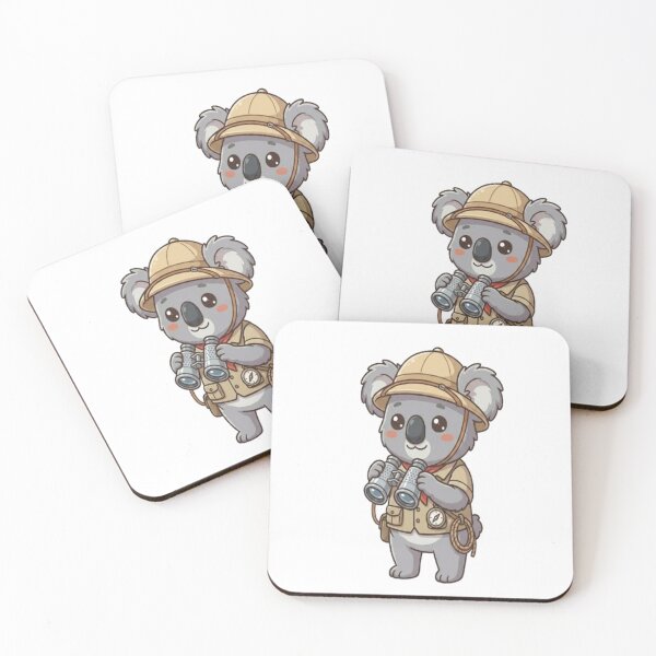 Item preview, Cute Explorer Koala With Binoculars designed and sold by Ella_Sketch.