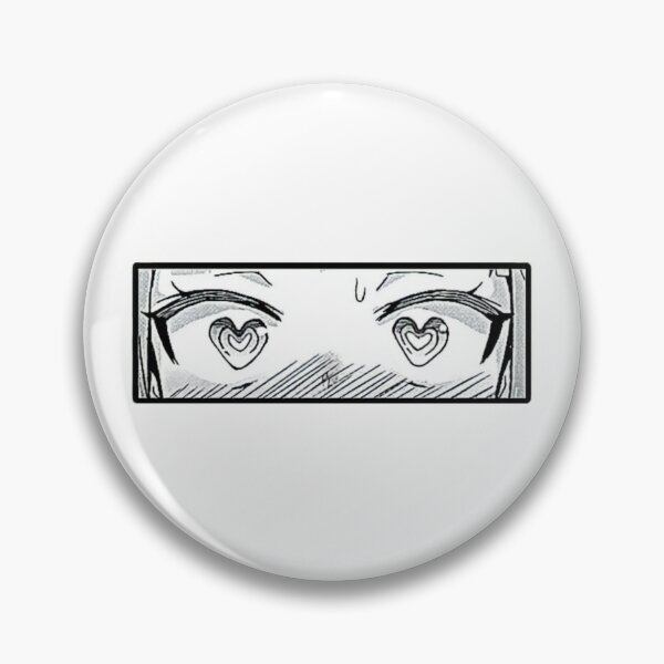Item preview, Heart Eyes Anime Close-Up – Kawaii Love Expression designed and sold by MonoMouse.