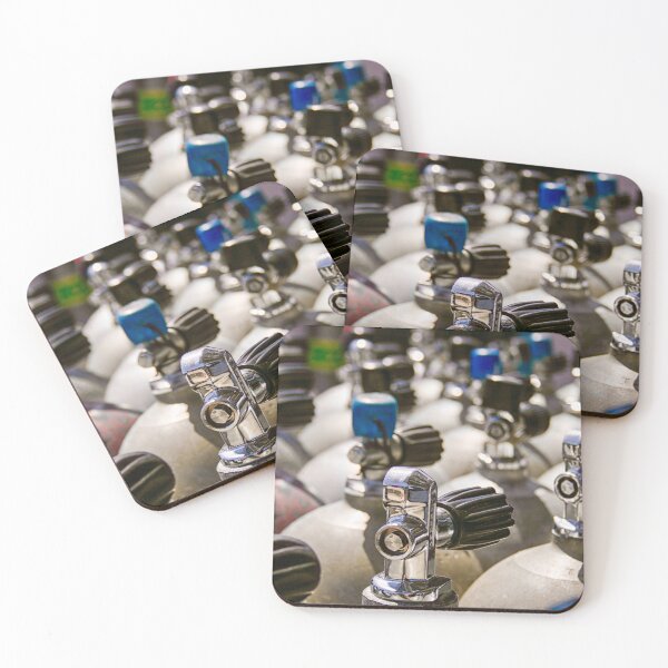 Item preview, Rows of scuba tanks in close up designed and sold by Photopat.