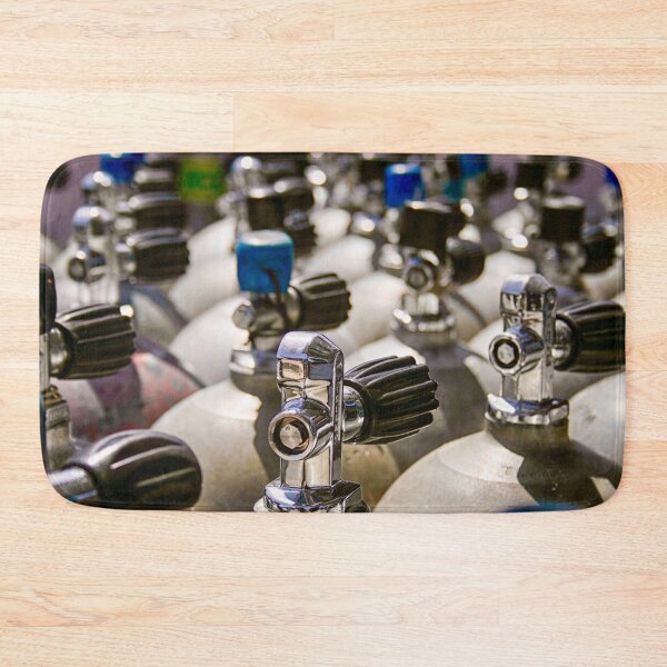 Item preview, Rows of scuba tanks in close up designed and sold by Photopat.