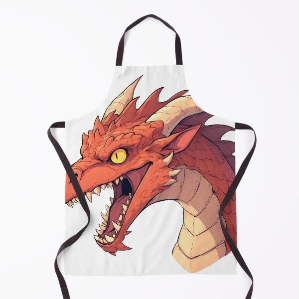 Item preview, Fierce Red Dragon Roaring – Fantasy Creature Illustration designed and sold by Karolina’s Cozy Creations.