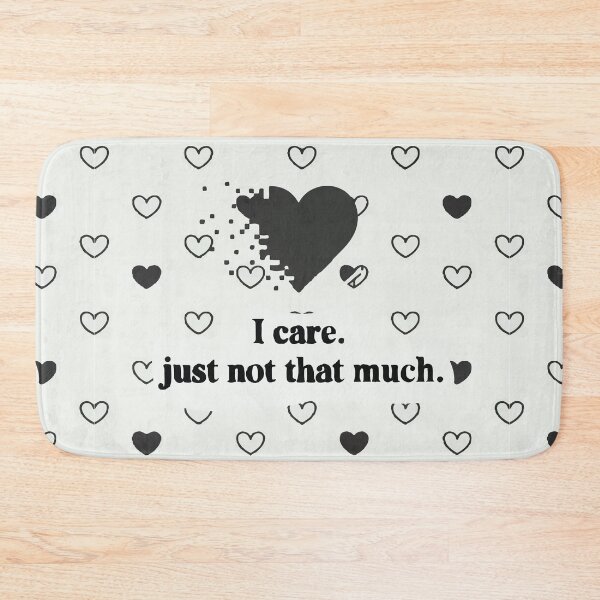 Item preview, I Care Just Not That Much Shirt – Funny Sarcastic Minimalist Quote Tee designed and sold by DigoCostaK7css.