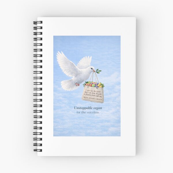 Item preview, Unstoppable Vegan for the voiceless designed and sold by RGUVegan.