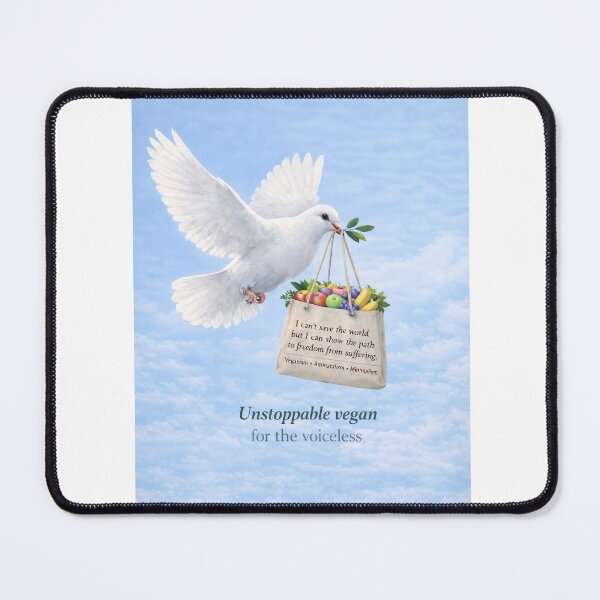 Item preview, Unstoppable Vegan for the voiceless designed and sold by RGUVegan.