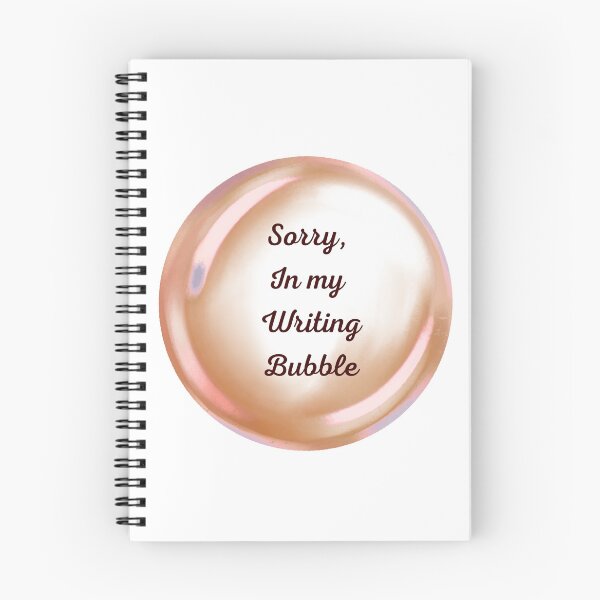 Item preview, Sorry, in my writing bubble designed and sold by serenebookworm.