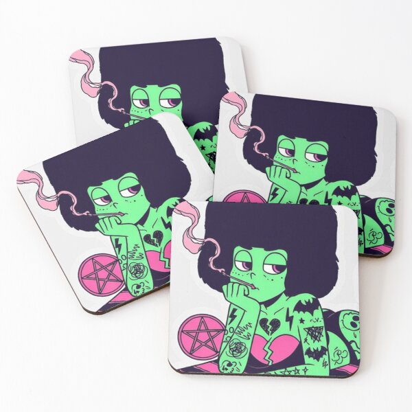 Item preview, “Green Smoke Gospel & the Keyboard of Questionable Life Choices”   designed and sold by Print Fiction.