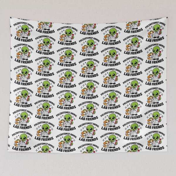 Item preview, Cute Alien Dog Phlebotomist Animal Lab Friends Funny Medical Technician Design for National Phlebotomist Recognition Week designed and sold by ClinicalHubs.
